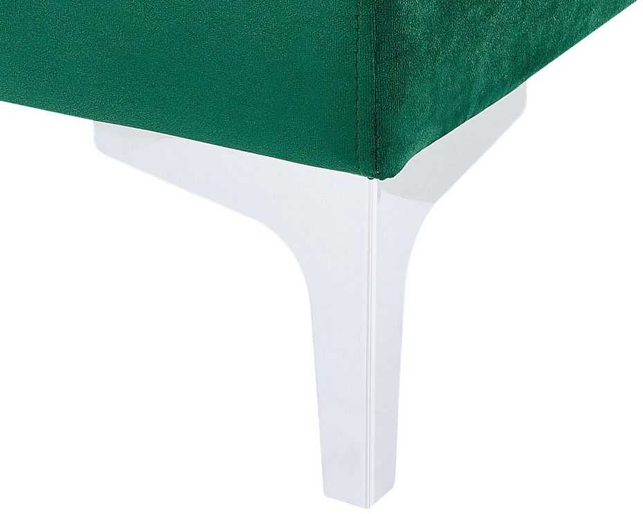 Sofa Beliani Kampinis modulis EVJA, žalias veliūras
