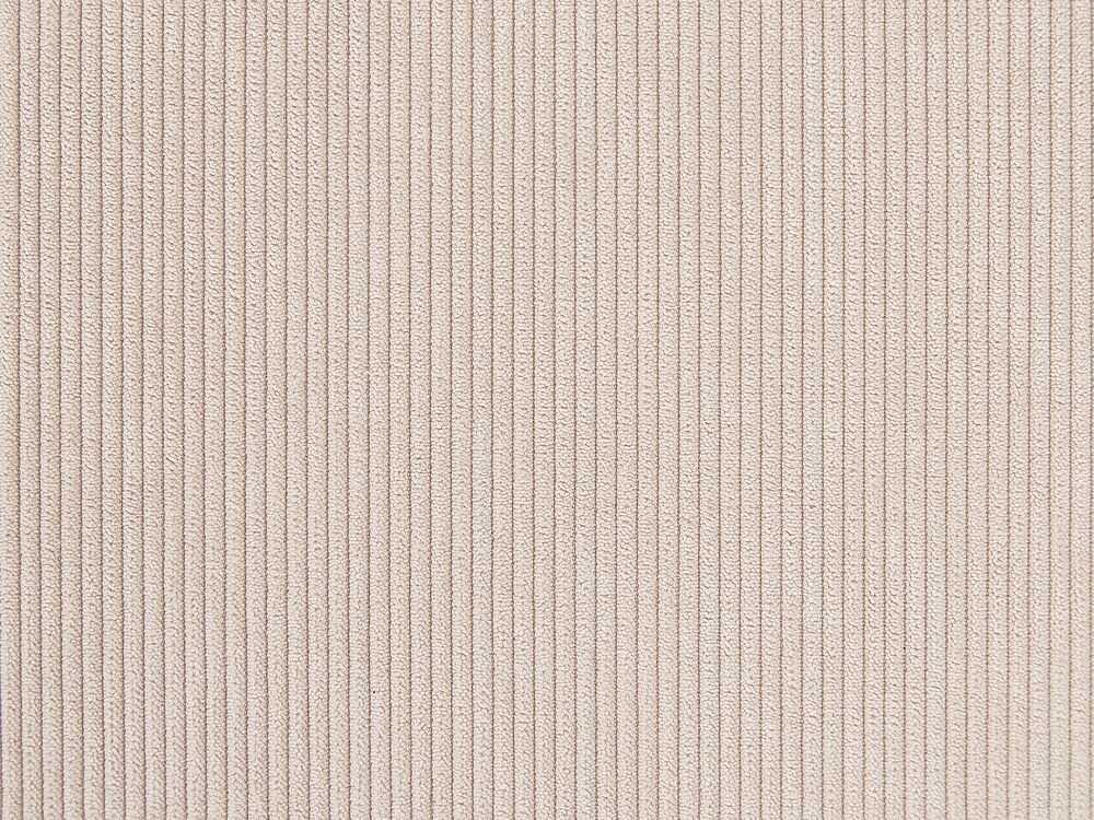Beliani 3-vietė kampinė sofa DOLVA, velvetas, smėlio spalvos, kairinė