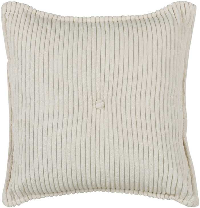 Beliani 3 vietų kampinė sofa DOLVA, velvetas, kreminė balta, kairinė