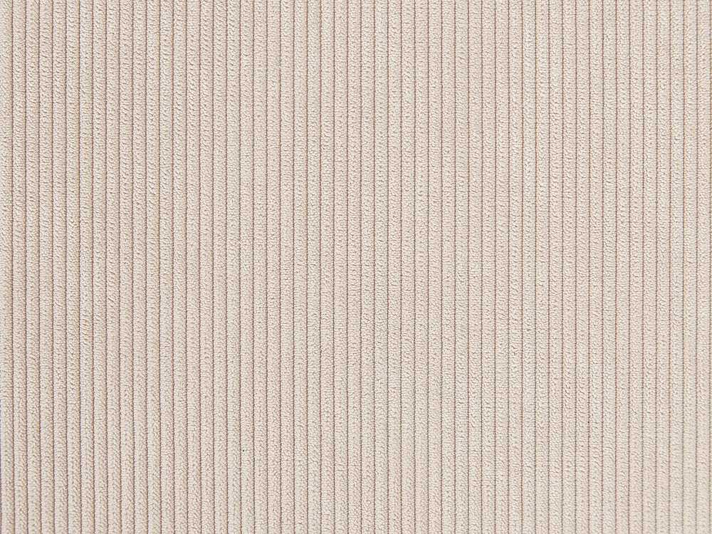 Beliani 3-vietė kampinė sofa DOLVA, velvetas, smėlio spalvos, kairinė
