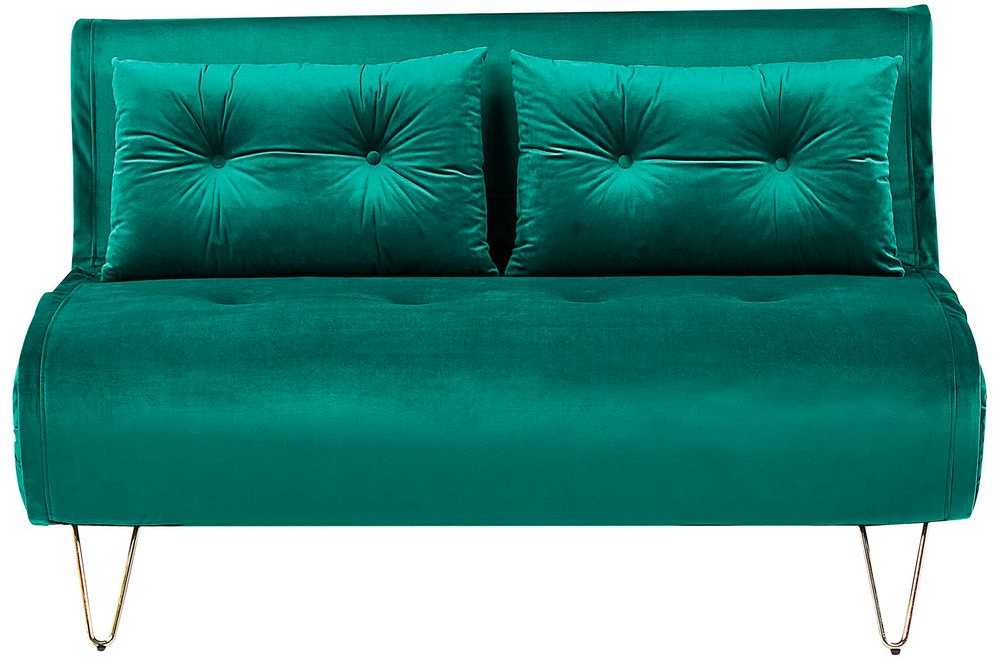 Sofa Beliani 3 vietų poilsio baldų komplektas VESTFOLD, tamsiai žalias veliūras