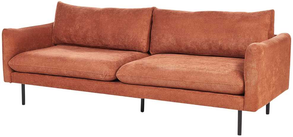Sofa Beliani 5 vietų svetainės baldų komplektas VINTERBRO, šenilinis, auksinio ruda spalva su otomane