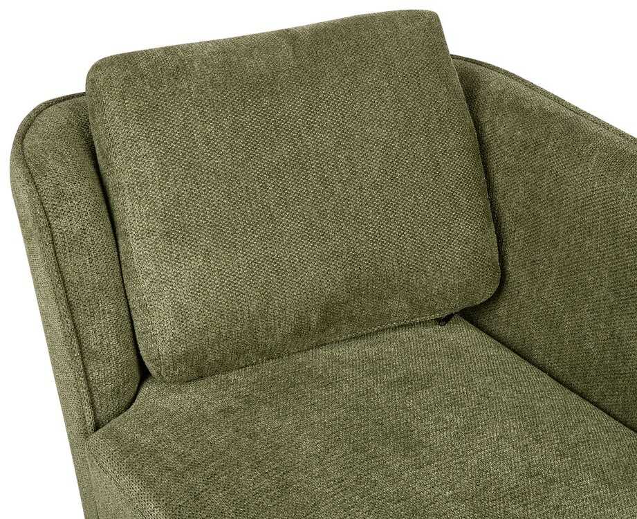 Sofa Beliani Kairysis gultas ARTHEZE tamsiai žalias