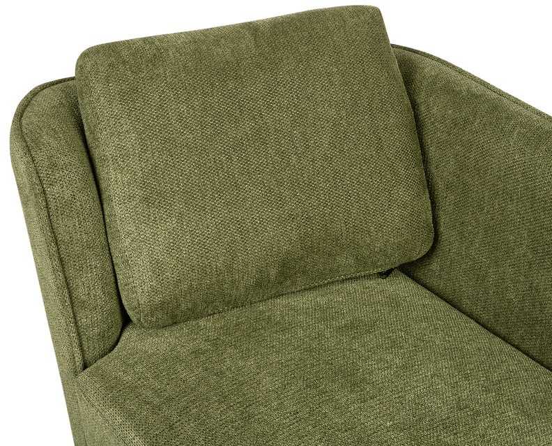 Sofa Beliani Kairysis gultas ARTHEZE tamsiai žalias