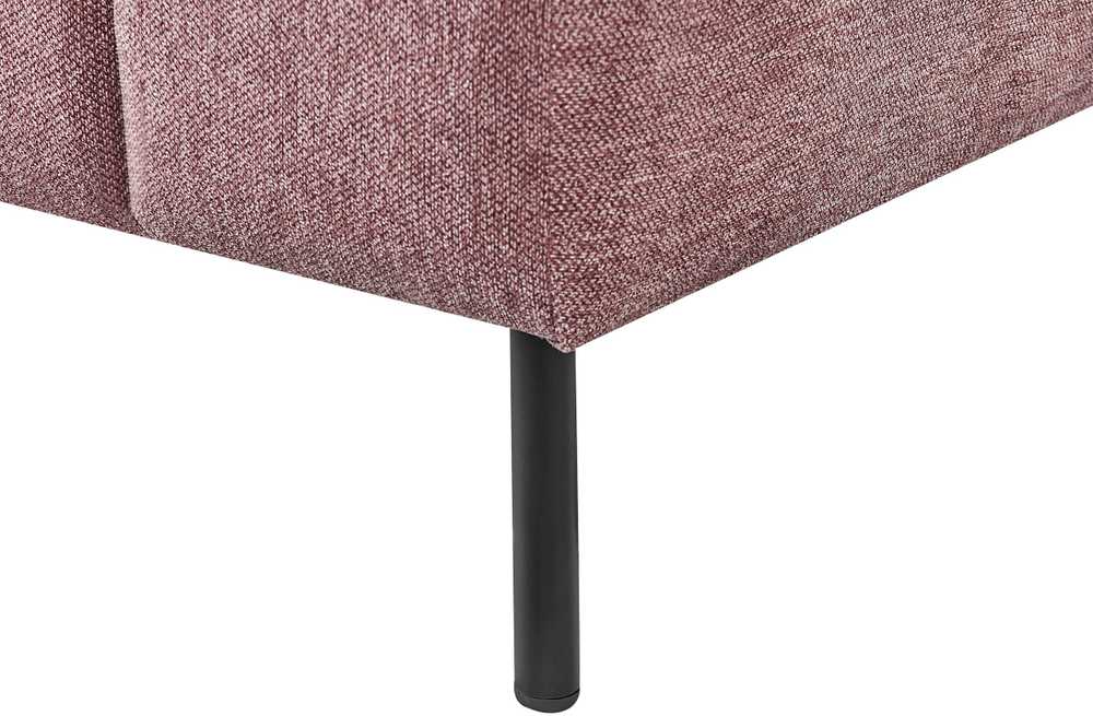 Sofa Beliani Kairysis šezlongas LANNILS rožinis