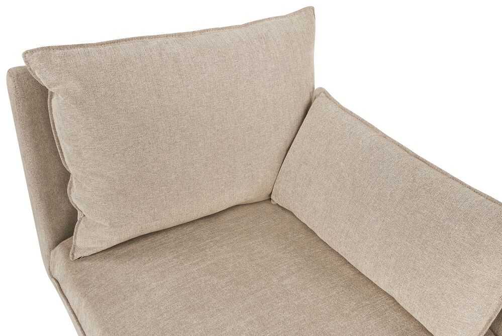Sofa Beliani Kairinis šezlongas YERRES smėlio spalvos