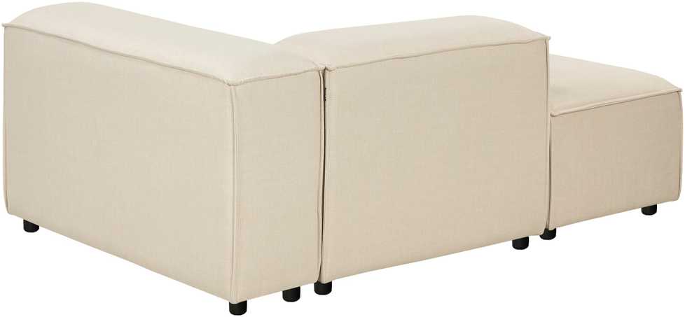 Sofa Beliani Dešininis szezlongas ARDAL, smėlio spalvos