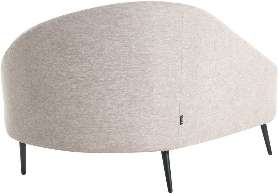 Beliani Dešininė gulto sofa VALREAS smėlio spalvos