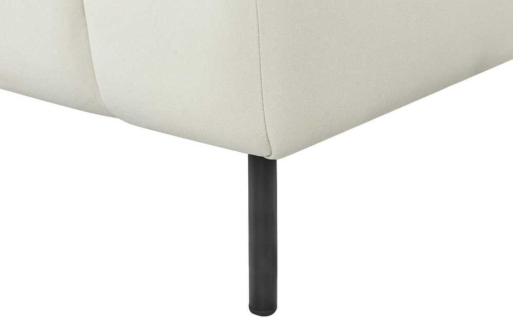 Sofa Beliani Kairysis gultas LANNILS kreminės spalvos