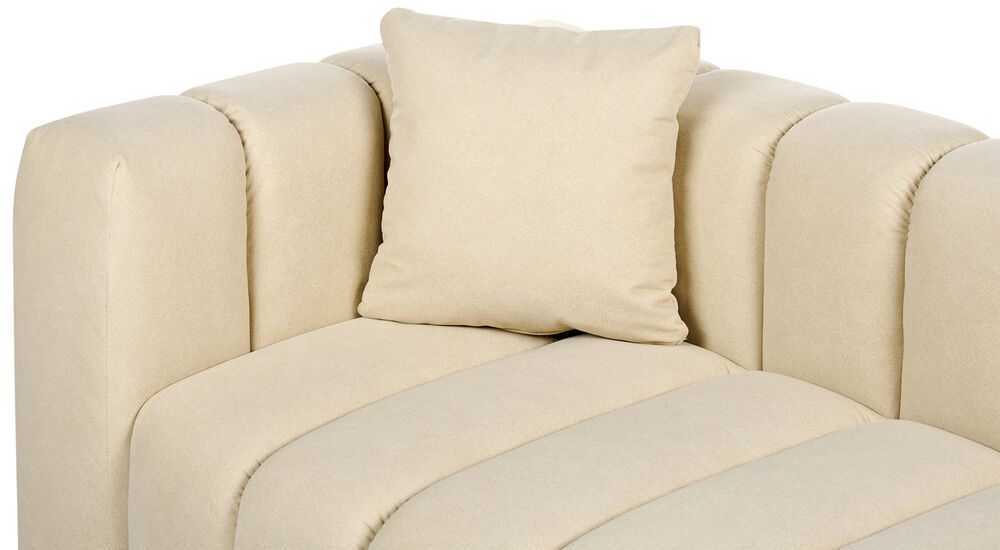 Sofa Beliani Kairysis gultas LANNILS kreminės spalvos