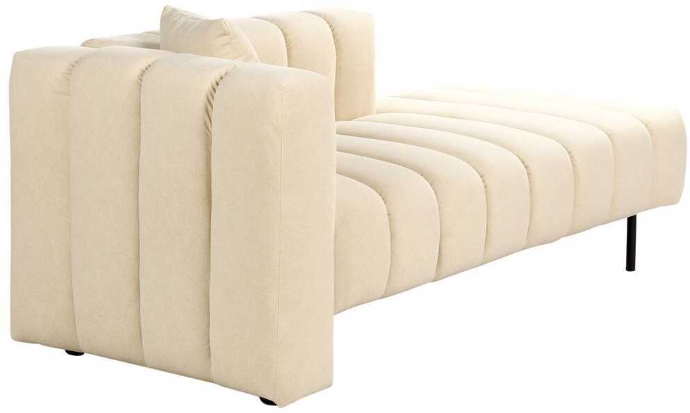 Sofa Beliani Kairysis gultas LANNILS kreminės spalvos