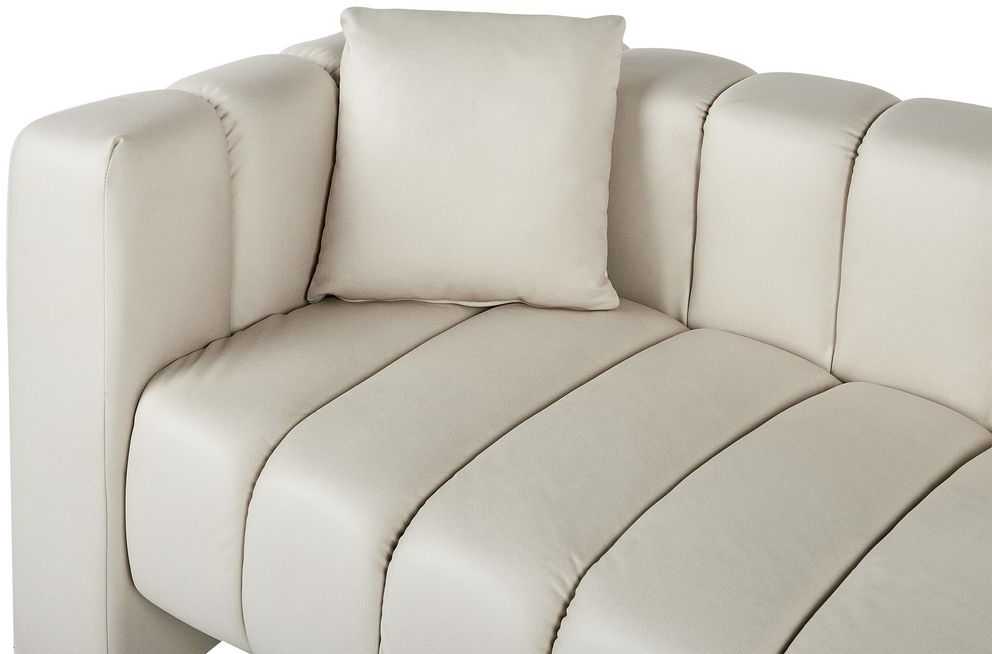 Sofa Beliani Kairysis gultas LANNILS kreminės spalvos