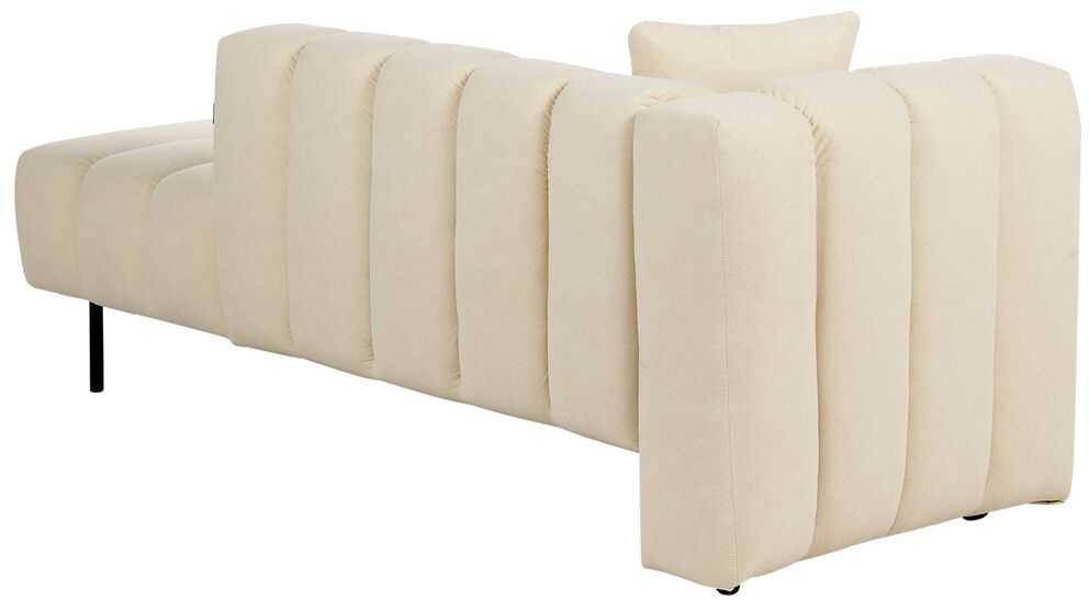 Sofa Beliani Kairysis gultas LANNILS kreminės spalvos