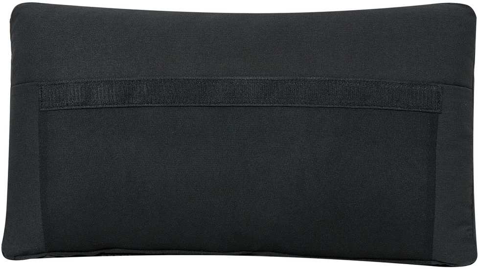 Beliani 5 vietų modulinė kampinė sofa UNSTAD kairinė, juoda