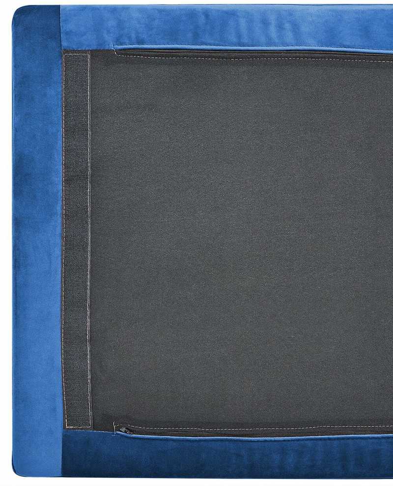 Sofa Beliani Vienvietis modulis EVJA tamsiai mėlynas veliūras
