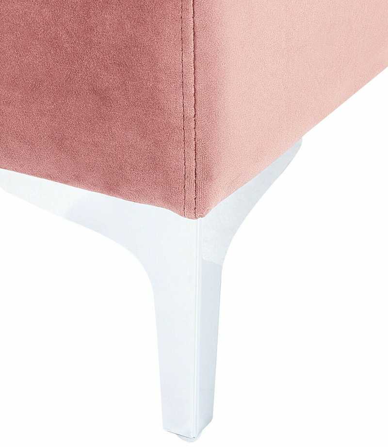 Sofa Beliani Kampinis modulis EVJA, rožinis veliūras