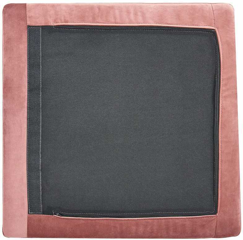 Sofa Beliani Kampinis modulis EVJA, rožinis veliūras