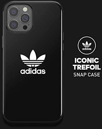 Dėklas Adidas OR Snap Case Trefoil FW20, skirtas iPhone 12 Pro Max, juodas