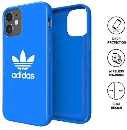 Dėklas Adidas OR SnapCase Trefoil skirtas iPhone 12 mini 42288, mėlynas
