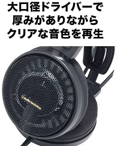 Audiofilinės ausinės Audio-Technica ATH-AD900X High-Fidelity Open-Back Headphones, juodos