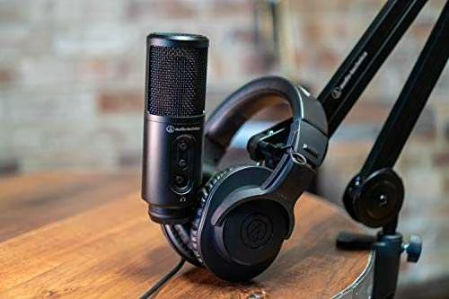 Audio-Technica CREATOR PACK ATR2500x-USB + ATH-M20x Komplektas: Mikrofonas + Ausinės + Laikiklis