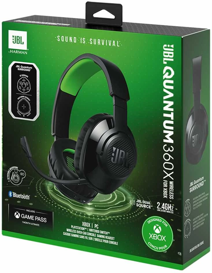 Ausinės JBL Quantum 360