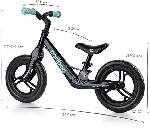Balansinis dviratukas Cariboo Magnesium Air, juodas/mėlynas