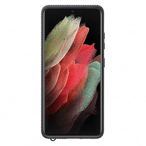 Dėklas GG998CBE Clear Protective Cover for Samsung Galaxy S21 Ultra Juodas (Juodas)