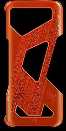 Dėklas Asus Rog Neon Aero Case ZS661KS Pusiau skaidrus su oranžiniu