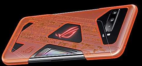 Dėklas Asus Rog Neon Aero Case ZS661KS Pusiau skaidrus su oranžiniu