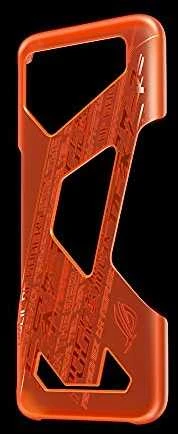 Dėklas Asus Rog Neon Aero Case ZS661KS Pusiau skaidrus su oranžiniu