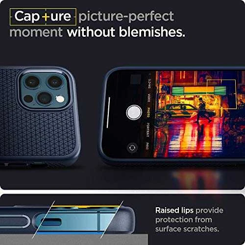 Dėklas Spigen 112591 skirtas iPhone 12, iPhone 12 Pro, mėlyna