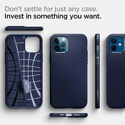 Dėklas Spigen 112591 skirtas iPhone 12, iPhone 12 Pro, mėlyna