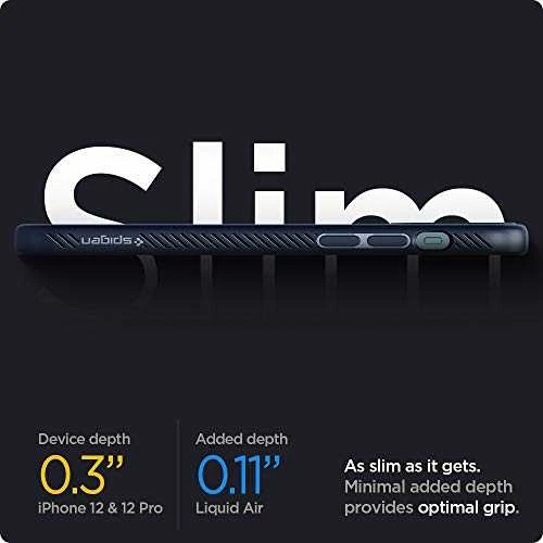 Dėklas Spigen 112591 skirtas iPhone 12, iPhone 12 Pro, mėlyna