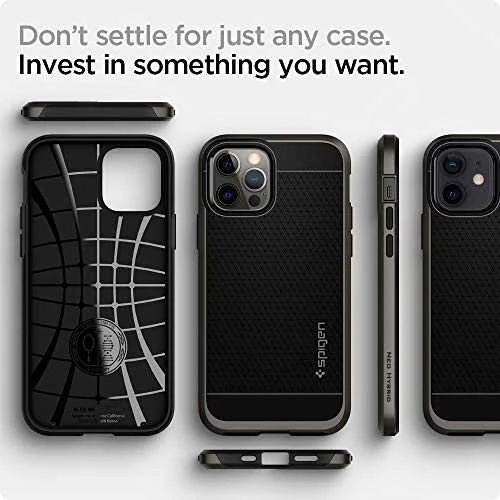 Dėklas Spigen ACS01711 skirtas iPhone 12/12 Pro, pilka