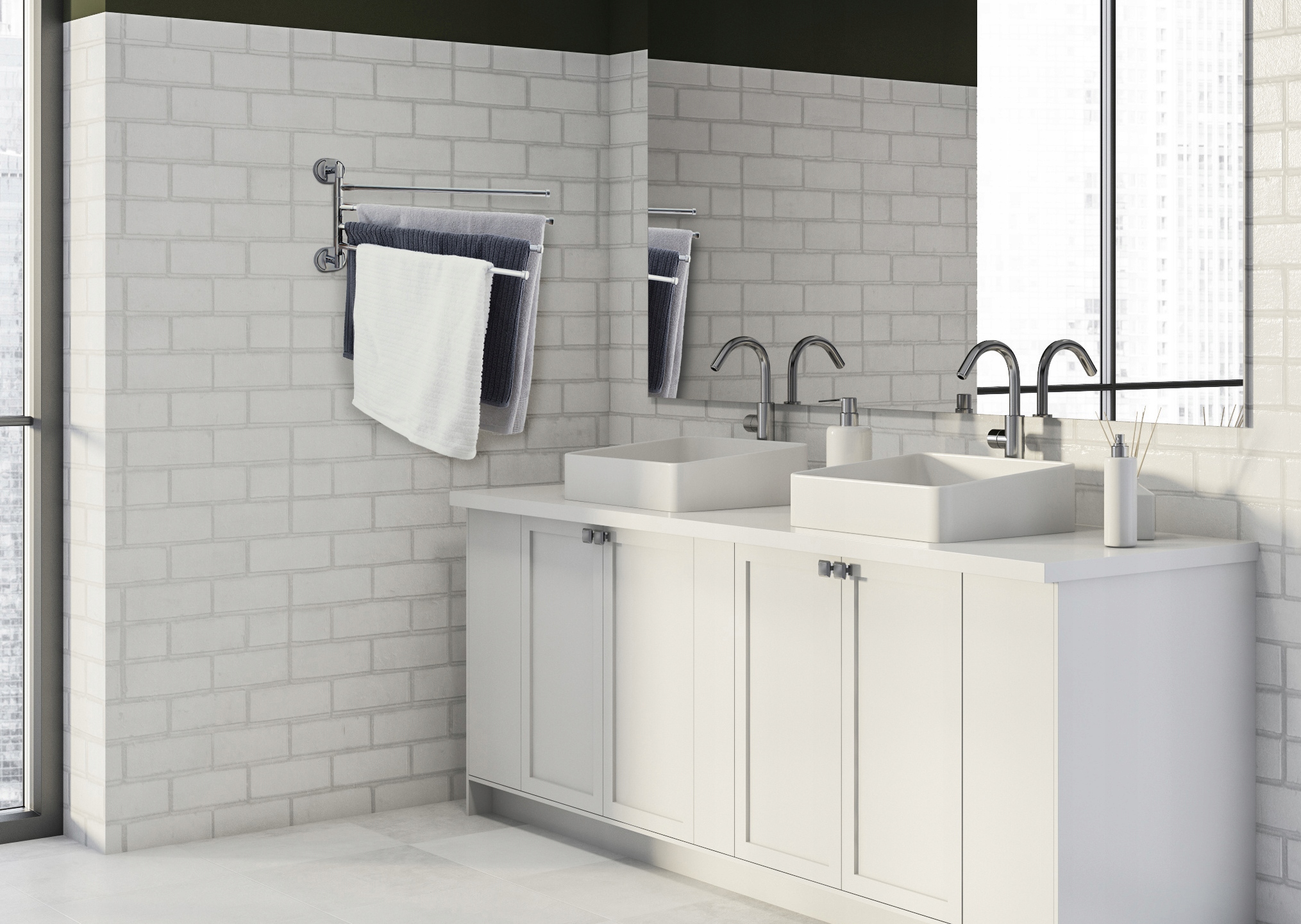 Rankšluosčių kabykla Yoka Home, chromo aprašymas - Prekės nuotrauka