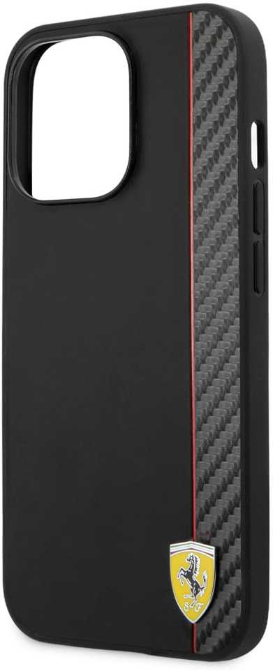 Dėklas Ferrari FESAXHCP13LBK, skirtas iPhone 13 Pro/13, juodas
