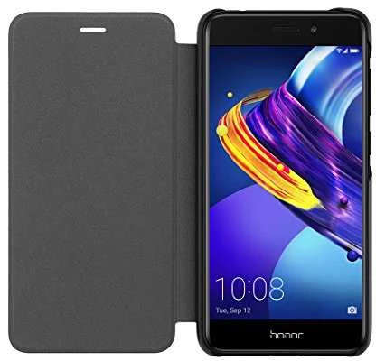 Dėklas "Huawei" apverčiamasis dangtelis, skirtas "Honor 6C Pro", juodas