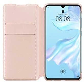 Huawei atverčiamas dėklas skirtas Huawei P30, rožinis
