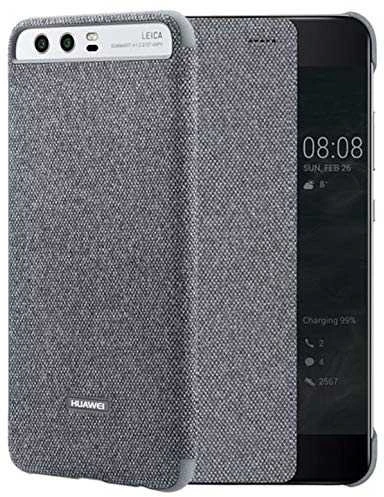 Huawei P10 Plus atverčiamas dėklas Smart View Sidabrinis