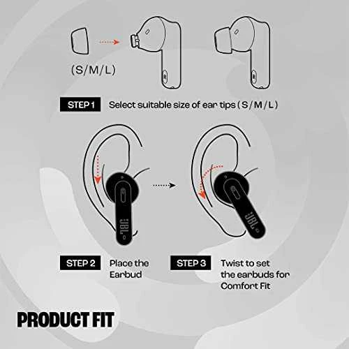 JBL Tune 230 NC ausinės, Juodos