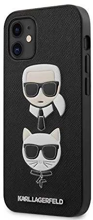 Dėklas Karl Lagerfeld Case skirtas iPhone 12 Mini, juodas