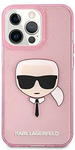 Dėklas Karl Lagerfeld KLHCP13LKHTUGLP, skirtas iPhone 13 Pro / 13, rožinis