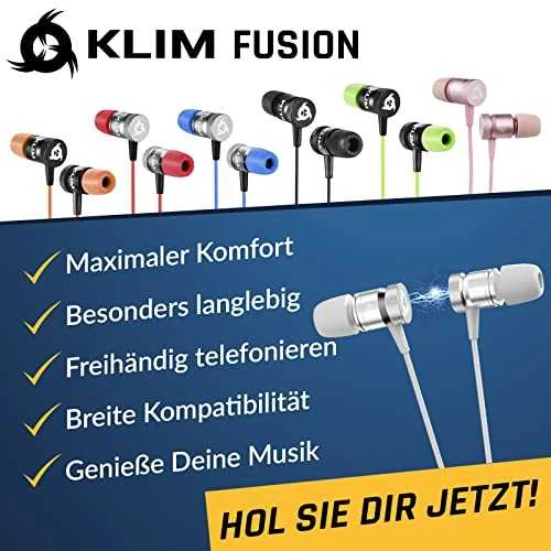 Ausinės Klim Fusion Earbuds