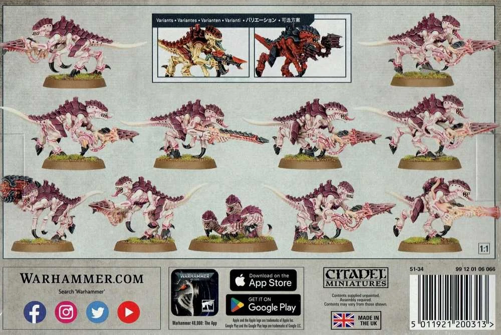 Konstruktorius Tyranids: Termagants Games Workshop, 79 d.
