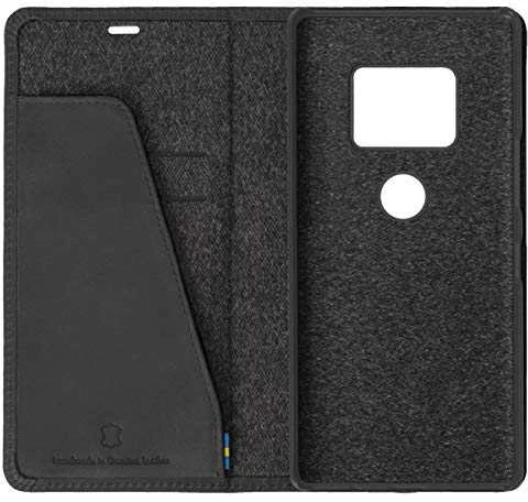Dėklas Krusell Sunne 2 Card Foliowallet Huawei Mate 20 vintage juodas
