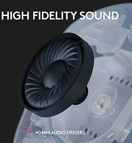 Žaidimų ausinės Logitech G435 Lightspeed, mėlynos/rožinės spalvos