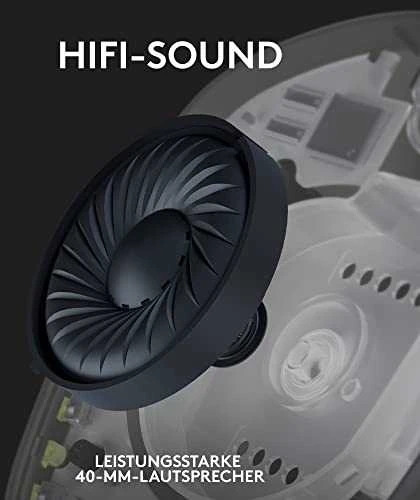 Žaidimų ausinės Logitech G435 Lightspeed, mėlynos/rožinės spalvos