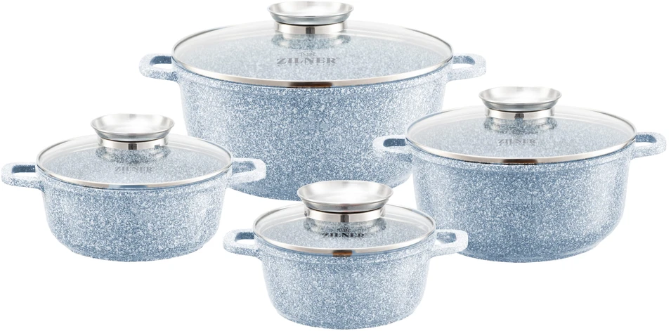 Zilner Marmurinis puodas su dangčiu 6,8l / 28cm