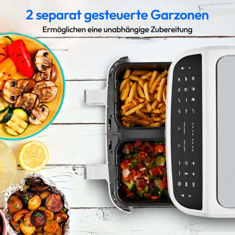 Oro gruzdintuvė Medion LIFE P20 Balta Juoda 2600 W 8,7 l